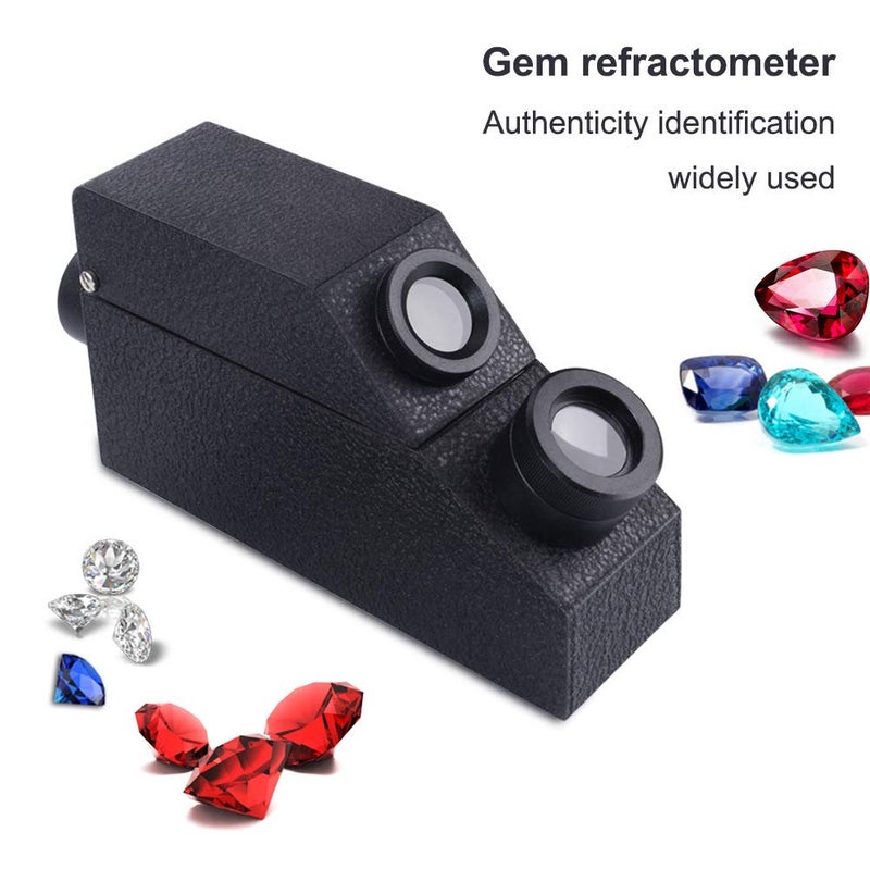 Burnur Gem Portable Refractometer, RHG181 1.30-1.81 Presidium Gemstone ldentification Tester for Jewelry, Gold ＆ Silver and Diamond, Lab Refractometers - Image 3